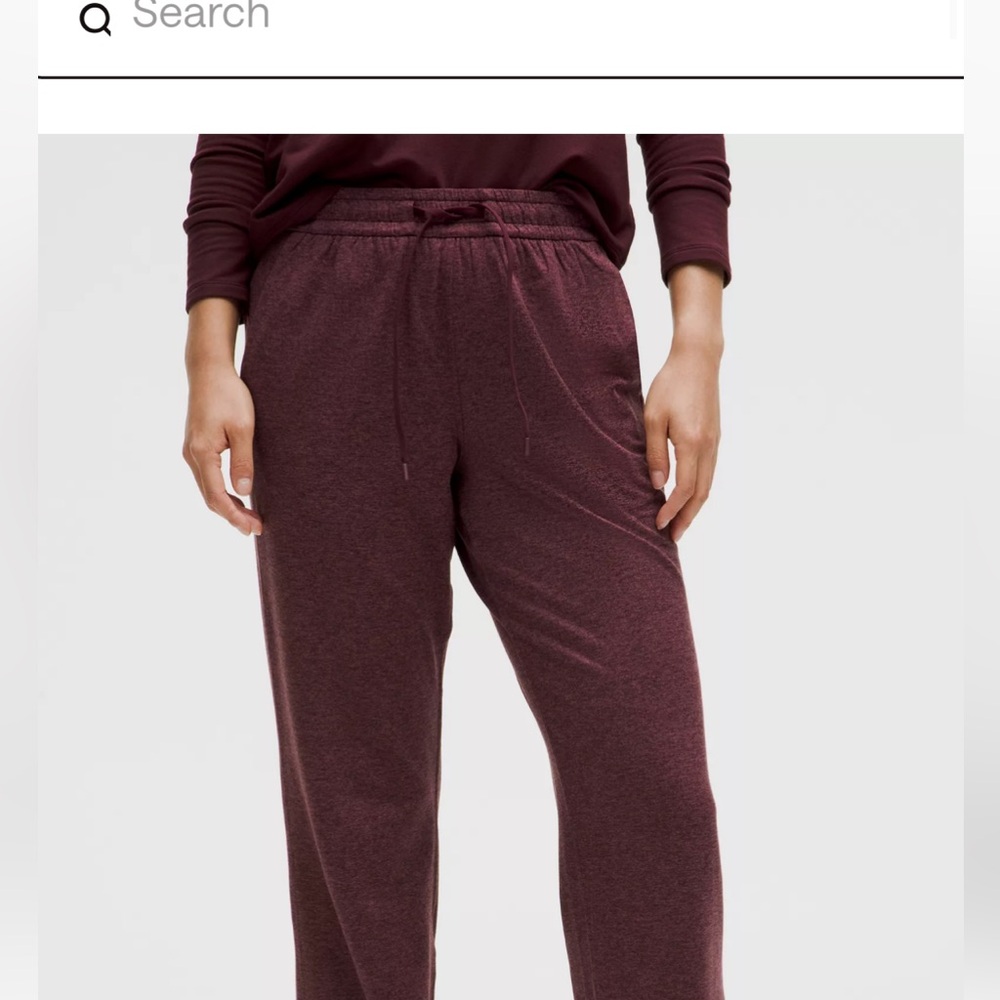 Women's Burgundy Lounge Pants